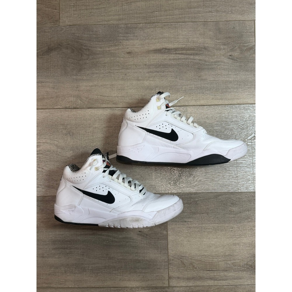 Nike Air Flight Lite Mid White Black 2021 Mens Size 11 Authentic OG Basketball